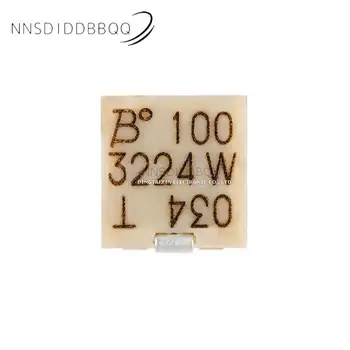 1 ADET 3224W-1-100E 10R ±10 % ±100ppm / ℃ 3224 Potansiyometre Hassas Ayarlanabilir Direnç elektronik bileşenler