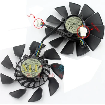 1 Çift T129215SU Soğutucu Fan ASUS GeForce GTX 780 DirectCU II GTX780-DC2OC-3GD5 Soğutucu Soğutma