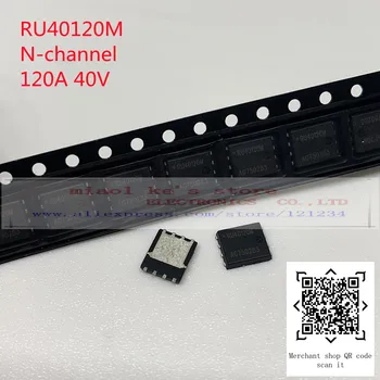 [10 adet]100 % yeni orijinal: RU40120M N kanallı SMD 120A 40V QFN-8 5X6 MOS alan etkili tüp