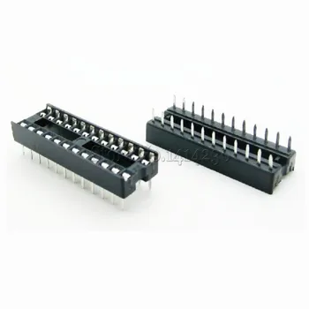 10 adet 24pin DIP IC yuva Adaptörü Lehim Tipi 24 pin DIP-24