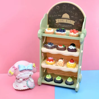 10 Adet Dollhouse Minyatür Simülasyon DIY Shiwan Kek Tatlı Bebek Evi Aksesuarları Reçine Kek Modeli Çocuk Hediyeler
