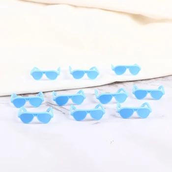 10 adet / grup Moda Bebek Serin Gözlük Güneş Gözlüğü Retro Bebek Gözlük Oyuncak Fotoğraf Sahne