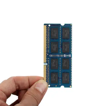 10 adet set DDR3 2 GB RAM 1333 MHz PC3-10600S SO-DIMM Dizüstü 204 Pins 1.35 V veya 1.5 V OLMAYAN ECC Mavi
