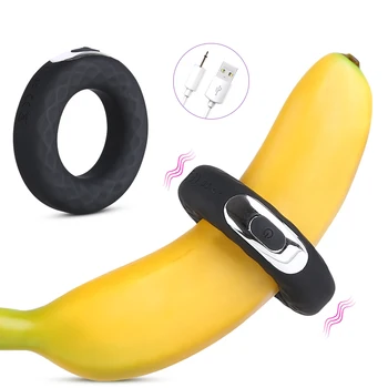 10 hız Titreşimli horoz Erkek yüzük Vibratör Klitoris Teşvik İffet Cihazı Gecikme Boşalma penis erkek yüzük Seks oyuncakları Erkekler için