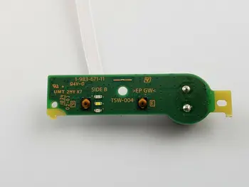 10 takım / grup RF Kurulu Güç on / off Anahtarı Güç Çıkarma Düğmesi PCB LED Kurulu Flex Kablo ile TSW-003 TSW-002 004 için ps4 ince