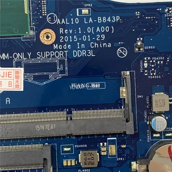 100 % Çalışma CN-0HD0R2 0HD0R2 DELL Inspiron 5558 İçin 3805U Yenilenmiş Dizüstü Anakart LA-B843P SR210 DDR3 Anakart