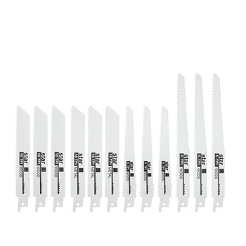 12 Adet Pistonlu Testere Bıçakları Saber Testere El Testeresi kesme bıçağı Ahşap Metal Ma-Kita De-Walt DIY Araçları