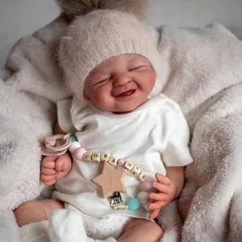 17 inç Yeniden Doğmuş Bebek Kiti Cora Mae Sınırlı Sayıda Preemie Yeniden Doğmuş bebek Kiti ile Bez Vücut Dahil