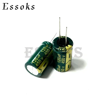 2 adet elektrolitik kondansatör 450V120UF 450V 120UF 18X30MM Yüksek Frekans Düşük ESR Alüminyum Kapasitörler