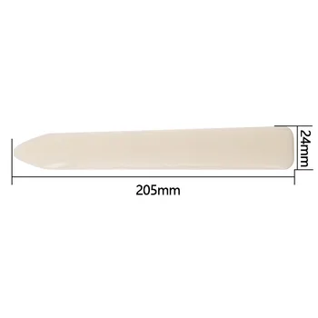 2 Adet / takım Klasörü Kemik Zanaat Araçları Plastik Açık Deri Bıçak Cilt Puanlama Katlanır Kırma Kağıt Ev El Yapımı Aksesuarlar