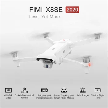 2022 FIMI X8SE Kamera Drone FPV 3-Axis Gimbal 4K Kamera Profesyonel Quadcopter GPS 10KM RC Helikopter Drone Uzaktan KİMLİK Yeni
