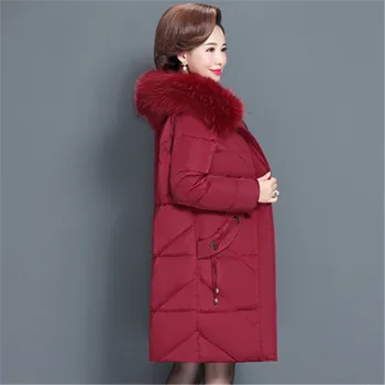 2023 Yeni kışlık ceketler Kadın Giyim İçin Kış Aşağı Pamuk Yastıklı Mont Rahat İnce Kapşonlu Parkas Ceketler Paltolar V1011