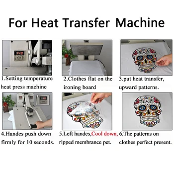 21x20cm Moda Kamera Demir on Yamalar DIY ısı transferi giysi T-shirt termal transfer çıkartmalar dekorasyon baskı