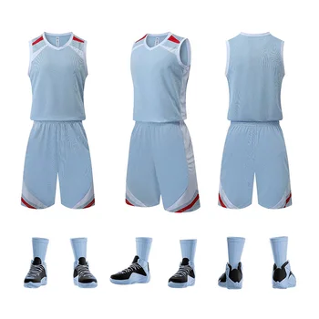 22-23 Yeni basketbol forması Setleri Unisex basketbol üniforması Spor Seti Giyim Nefes Formaları Kolsuz Gömlek En Kaliteli