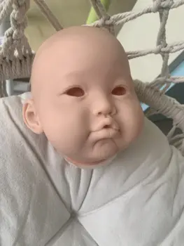 22 inç Yeniden Doğmuş Bebek Kiti Lea Bitmemiş Bebek Parçaları DIY Oyuncak Boş Kiti Taze Renk Yumuşak Dokunmatik Yeniden Doğmuş Bebek doğum Günü noel hediyesi