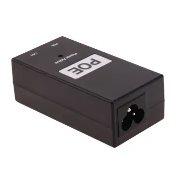 24V / 48V 0.5 A Masaüstü POE güç Enjektörü Ethernet adaptörü Gözetim CCTV IP Kamera Güç Kaynağı için
