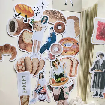 25 adet Fransız ekmek çıkartmalar / Scrapbooking Çıkartmaları / Dekoratif Sticker / DIY Zanaat Fotoğraf Albümleri