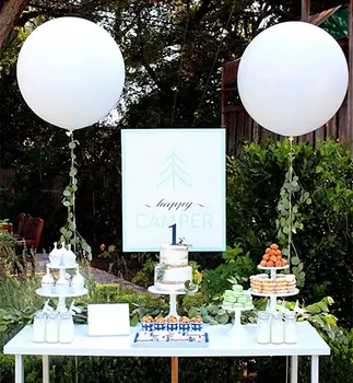 36 İnç Saf Beyaz Balonlar Dev Beyaz Lateks helyum balonları Doğum Günü Düğün Gelin Duş Parti Balonları Dekorasyon Malzemeleri