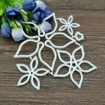 3D Çiçekler dantel Metal Kesme Ölür Şablonlar İçin DIY Scrapbooking Dekoratif Kabartma El Sanatları Şablon