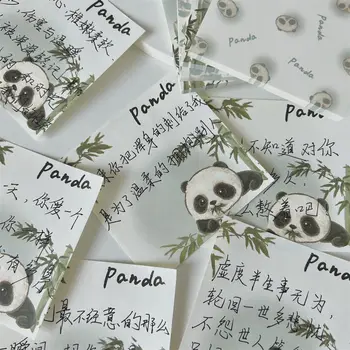 50 Yaprak Kawaii Panda Parti Notlar Bloknot Yapılacaklar Listesi Planlayıcısı Sticker Not Defteri Sevimli Ofis dekorasyon Kırtasiye Kore тетрадь