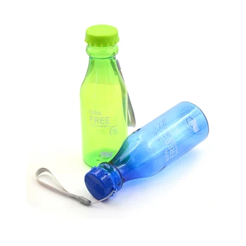 550ML Şeker Renk BPA Ücretsiz Su Şişeleri sızdırmaz İçme Bardağı su ısıtıcısı Açık Spor Su Şişesi Seyahat Koşu Kamp