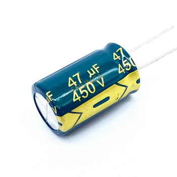 6 adet / grup 450v 47UF yüksek frekans düşük empedans 450v47UF alüminyum elektrolitik kondansatör boyutu 16*25 20%