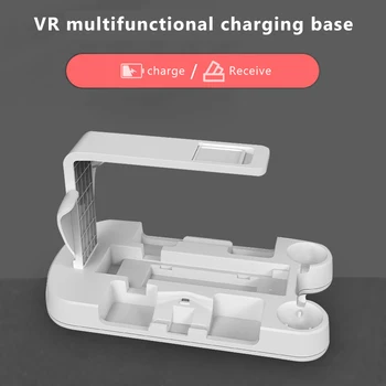6 in 1 şarj standı için PS5 VR Hareket Oyun Denetleyicisi Şarj Standı dok istasyonu Tutucu VR Ana Kask Şarj Cihazı