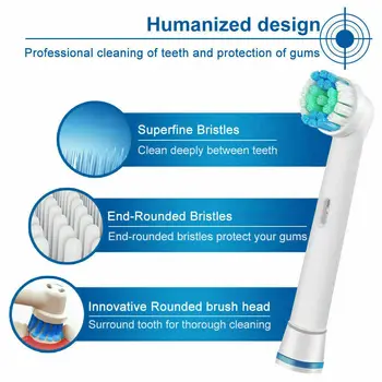 8 adet Yedek Fırça Başkanları Oral-B Elektrikli Diş Fırçası Gelişmiş Güç / Canlılık Hassas Temizlik / Pro Sağlık / Triumph / 3D Excel