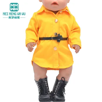 Bebek giysileri uyar 43-45cm bebek yeni doğan bebek aksesuarları Ceket, T-shirt, kot pantolon, ayakkabı