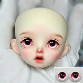 Bebek Gözler Çapı 12mm/14mm/18mm için 1/3 1/6 1/8 Bjd Bebek Dıy Giyinmek Oyuncak Aksesuarları BJD El preslenmiş Gözbebekleri