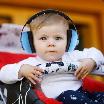 Bebek Kulak Kulaklıklar Earmuffs Koruma Gürültü İşitme Muffs Geçirmez Bebek Fişler Cancellingdefenderssound Okuyan Uyku Çocuklar