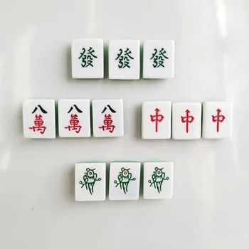 Buzdolabı mıknatısı Yaratıcı Çin Mahjong Manyetik Etiket buzdolabı mıknatısı Ev Dekorasyon Yeni Yıl Hediyeleri İyi Şanslar
