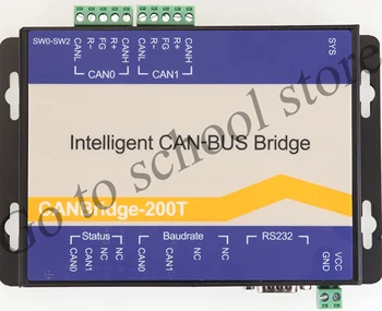 CANBridge-200T Yüksek hızlı Akıllı CAN Köprüsü (CAN Bus Tekrarlayıcı, CAN Bus Ağ Geçidi)