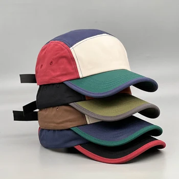 Dikiş Renk Ayarlanabilir Güneş Koruma Erkekler beyzbol şapkası Açık Gölge Ekleme Unisex Yaz Snapback Baba Şapka