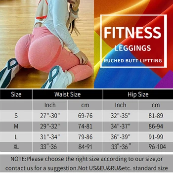 Dikişsiz Yoga Pantolon Push Up Tayt Kadınlar İçin Spor Legging Yüksek Bel Squat Geçirmez Spor Tayt Spor Salonu Egzersiz Leggin Şeftali GÖT