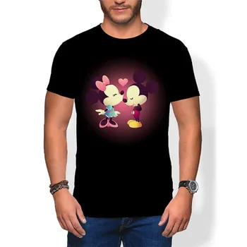 Disney Mickey Mouse 3D Baskılı Çocuk T Shirt Kısa Kollu Streetwear Yaz Kadın T-Shirt Anime Karikatür Moda erkek giyim