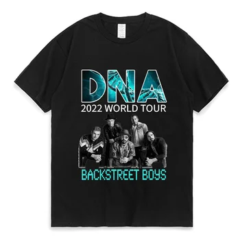 DNA Kimya BSB Erkek klasik tişört Backstreet Boys Gömlek Vintage 90s Müzik T Shirt Hayranları T-Shirt Backstreet Boys Bant T-Shirt
