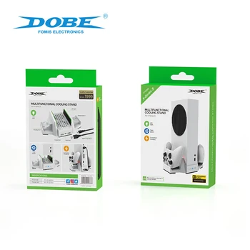 DOBE için Uygun XBox Serisi S Çok fonksiyonlu Soğutma Tabanı İle Çift Pil Kolu Bankası Şarj TYX-0663
