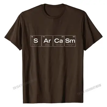 Elemanı Sarcasm T-Shirt Periyodik Tablo Bilim Komik T Shirt Erkekler için Sokak Üstleri Gömlek Hakim Parti Pamuk