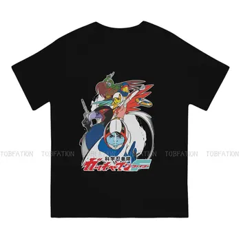 Gatchaman Anime Gezegenler Ninja GÖmlek Erkekler Gotik Gevşek Rahat Crewneck Pamuklu T Shirt 2020