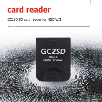 GC2SD Kart Adaptörü Mikro SD Tak ve Çalıştır Profesyonel Hafıza Kartı Adaptörü GameCube Wii Oyun Konsolları Aksesuarları