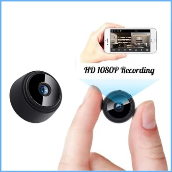 Gece Sürüm A9 Mini Kamera 1080 p hd ip kamera Mikro Kamera Kablosuz Güvenlik Mini Kameralar Wifi Kamera Ses Video Kaydedici