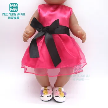 Giysileri bebek fit 43cm yeni doğan bebek amerikan oyuncak bebek aksesuarları karikatür rahat elbise