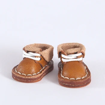 HOUZİWA OB11 Bebek Ayakkabıları deri ayakkabı GSC 1/12 BJD Bebek Ayakkabıları