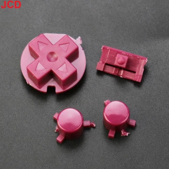 JCD 1 Takım Renkli Yedek Düğmeler Set Değiştirme Game boy GBP Konsolu Açık Kapalı Düğme A B Düğmeler D Pedleri