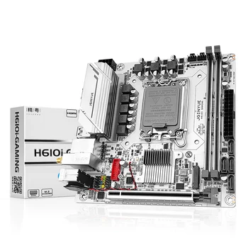 JGINYUE H610I Anakart Masaüstü LGA1700 12th nesil Intel Core ı3 / ı5 / ı7 / ı9 İşlemci DDR4 RAM NVME M. 2 USB3. 0 h610 OYUN