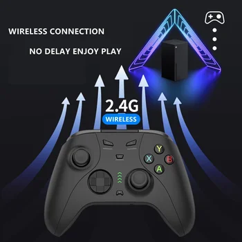 Kablosuz Elite Denetleyici Xbox Serisi S / X PC Buhar 2.4 G Adaptörü ile Xbox One Denetleyicisi İçin Aksesuarları