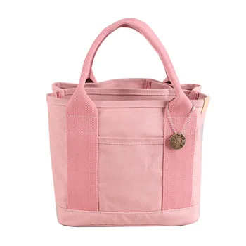 Kadınlar için çanta Ücretsiz Kargo Marka Çanta yemek taşıma çantası Estetik High-end Tuval Çok bölmeli Rahat Saplı