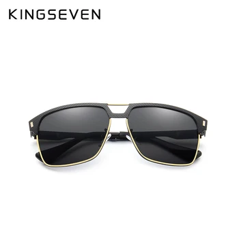 KINGSEVEN Marka erkek Moda Polarize Güneş Gözlüğü Sürüş Için Plastik UV Koruma Gözlük Tasarımcı Seyahat güneş gözlüğü