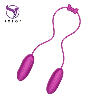 Klitoris stimülatörü Su Geçirmez Titreşimli Atlama Seks Yumurta Mermi G Spot Vibratör Kadınlar için Seks Oyuncakları 7 Hız Titreşimli Yumurta Mor kırmızı